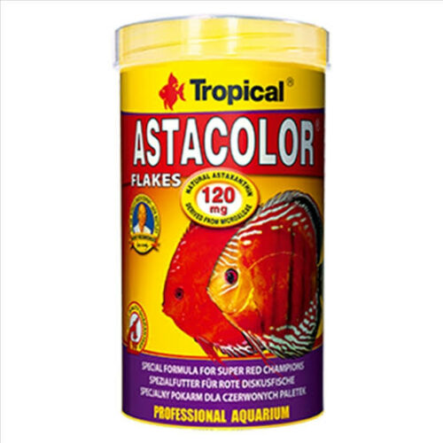 Astacolour- Natural Colour Enhancing Food for Discus 500ml/100g (Flakes)