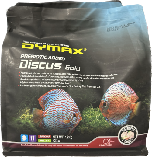 DYMAX Discus Gold 1.2kg (sinking pellets) bag
